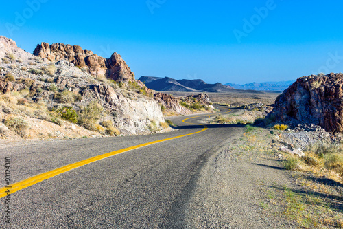 U.S.A. Arizona, the Route 66 towards the California border