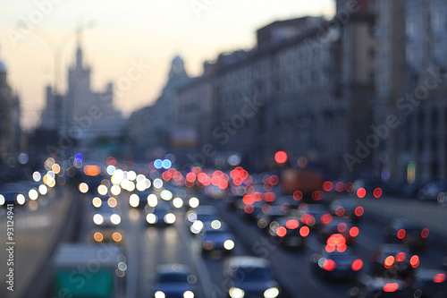 day road city motion blur photo