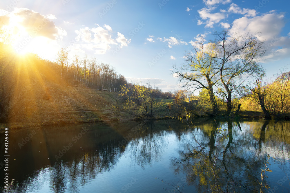 Sun in autumn