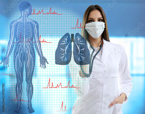 Medicine doctor working wit...
