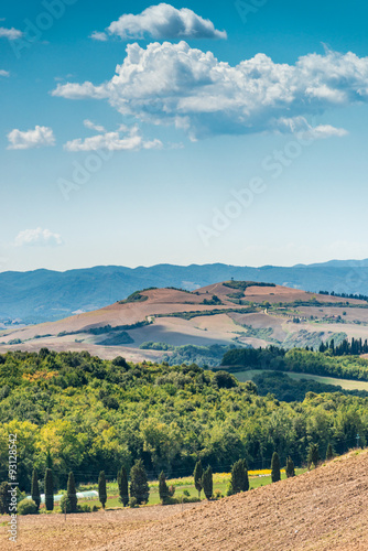 Fields in Tuscany