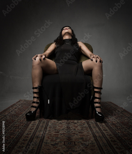 Fotografie girl body pleasure concept