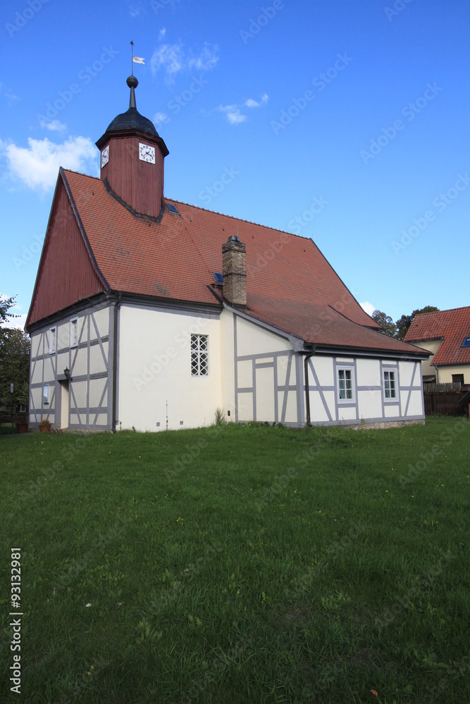 Urige Fachwerkkirche in Krewelin (Oberhavel)