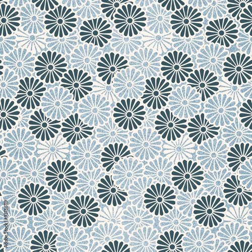 Traditionelles Japanisches Blumenmuster