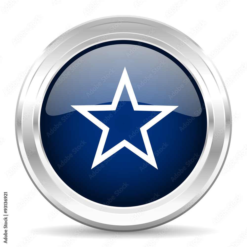 star cirle glossy dark blue web icon on white background star cirle glossy dark blue web icon on white background