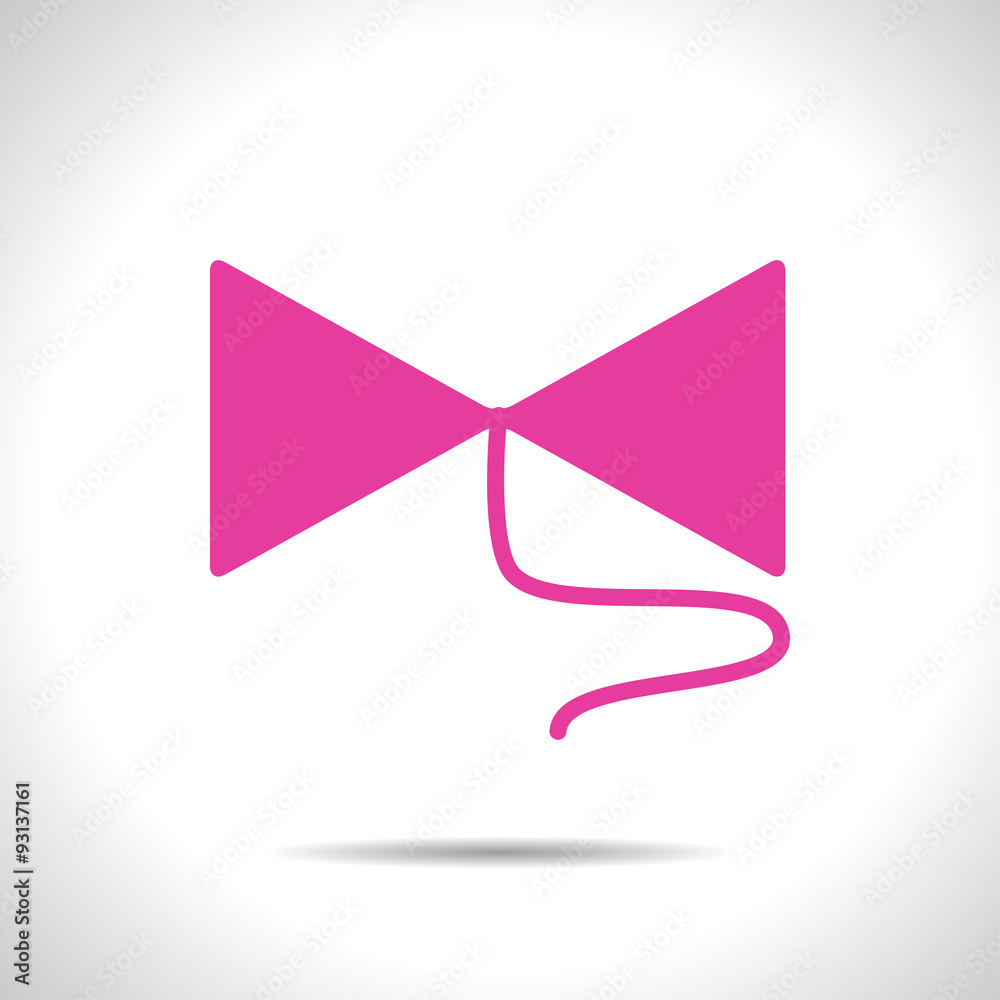 bow on string Stock Vector | Adobe Stock