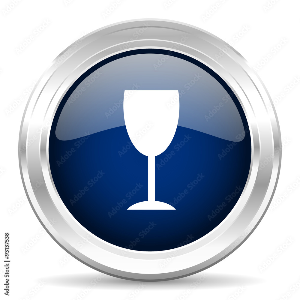 alcohol cirle glossy dark blue web icon on white background alcohol cirle glossy dark blue web icon on white background