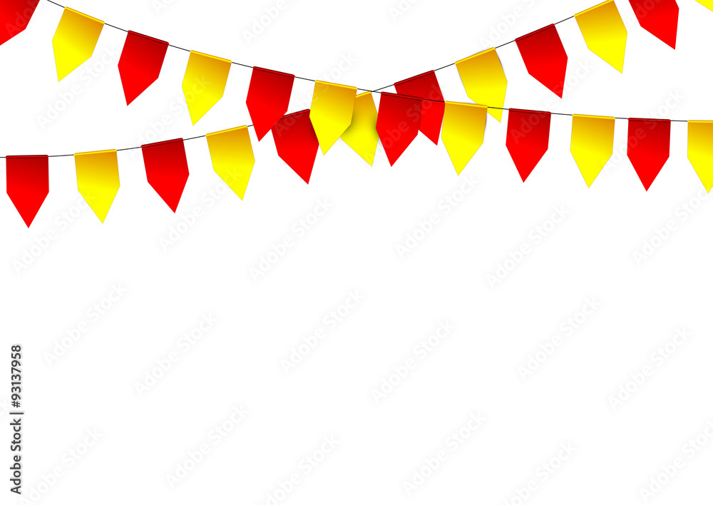 Obraz premium Party colorful flags.