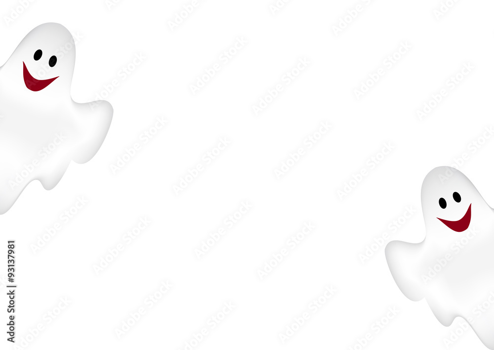 Halloween background with ghosts. Halloween background with ghosts.