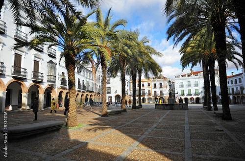 Plaza grande, Zafra, provincia de Badajoz, Extremadura, España photo