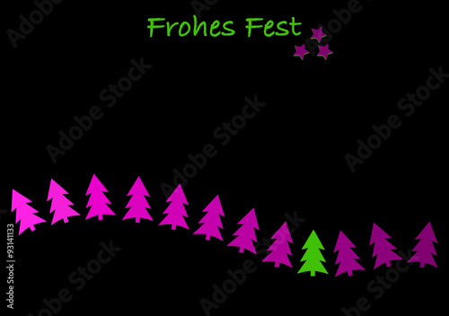 Frohes Fest - Vektor Grafik