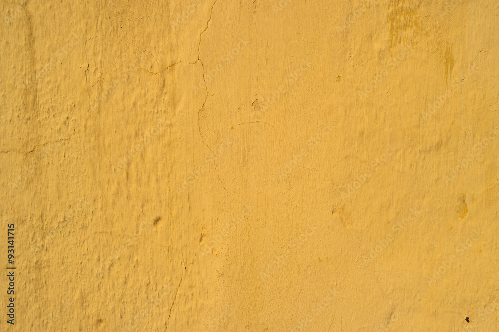 Yellow painted wall