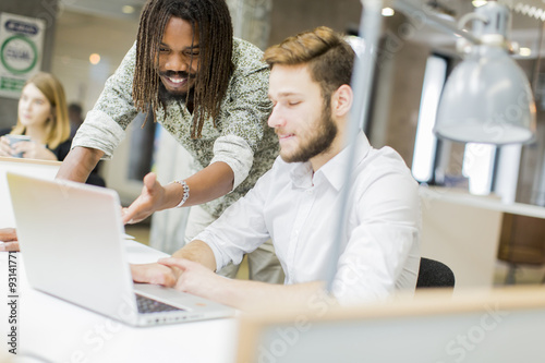 Young people in the office