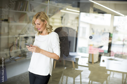 Young woman in the office