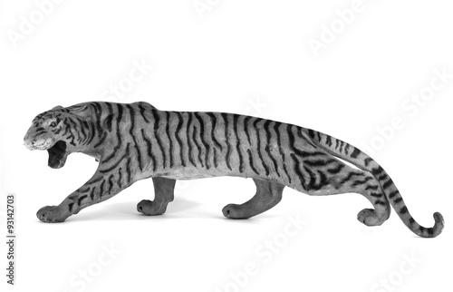 Tiger isolated on white background © crazyass