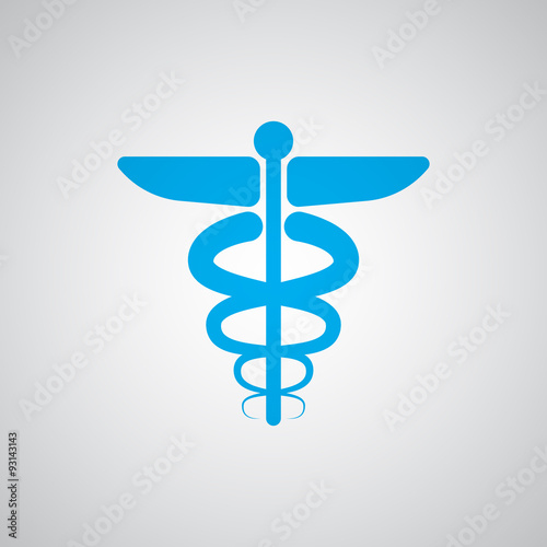 Flat blue Medical  icon