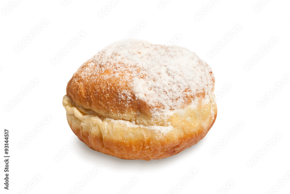 dough-nut on white background