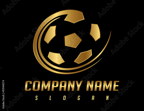 Golden ball logo
