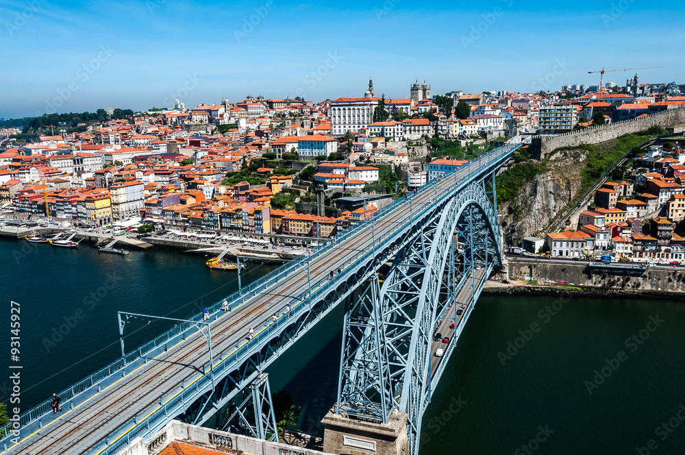 Douro river and the Porto city