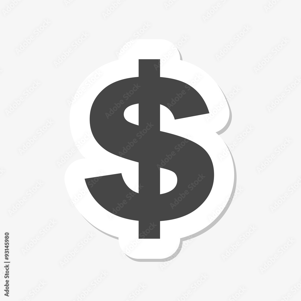 Money stickers Money stickers