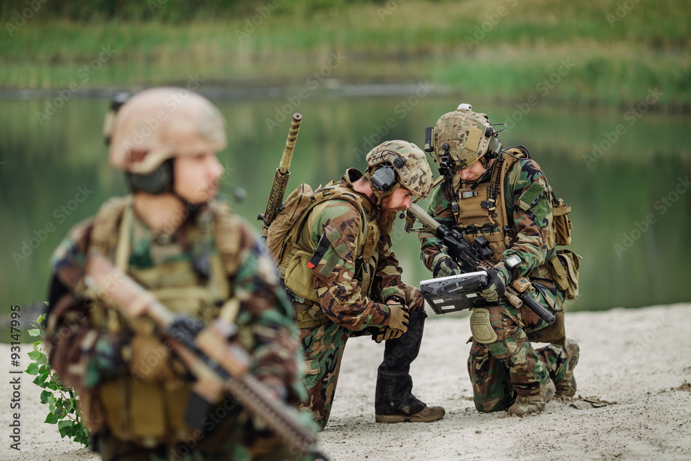  Army soldiers during the military operation