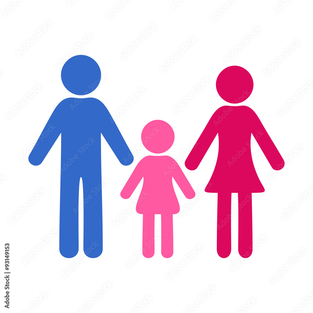 Vector family icon Vector family icon