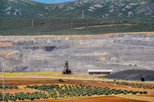 Puertollano, mina a cielo abierto, Castilla-La Mancha, España