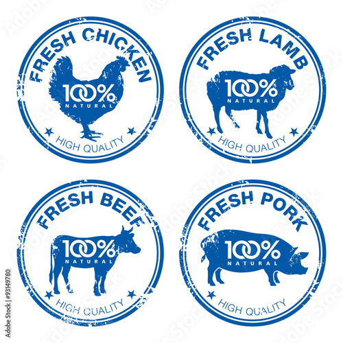 Fresh meat stamps 001