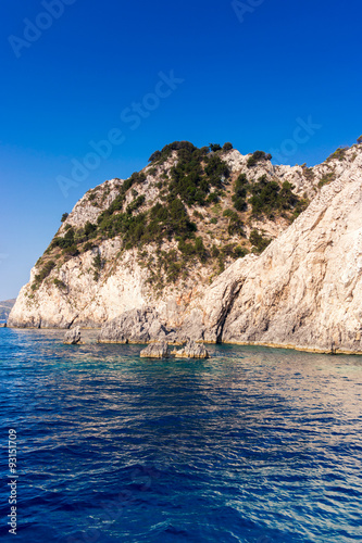 Beautiful sea landscapes on Zakynthos Island