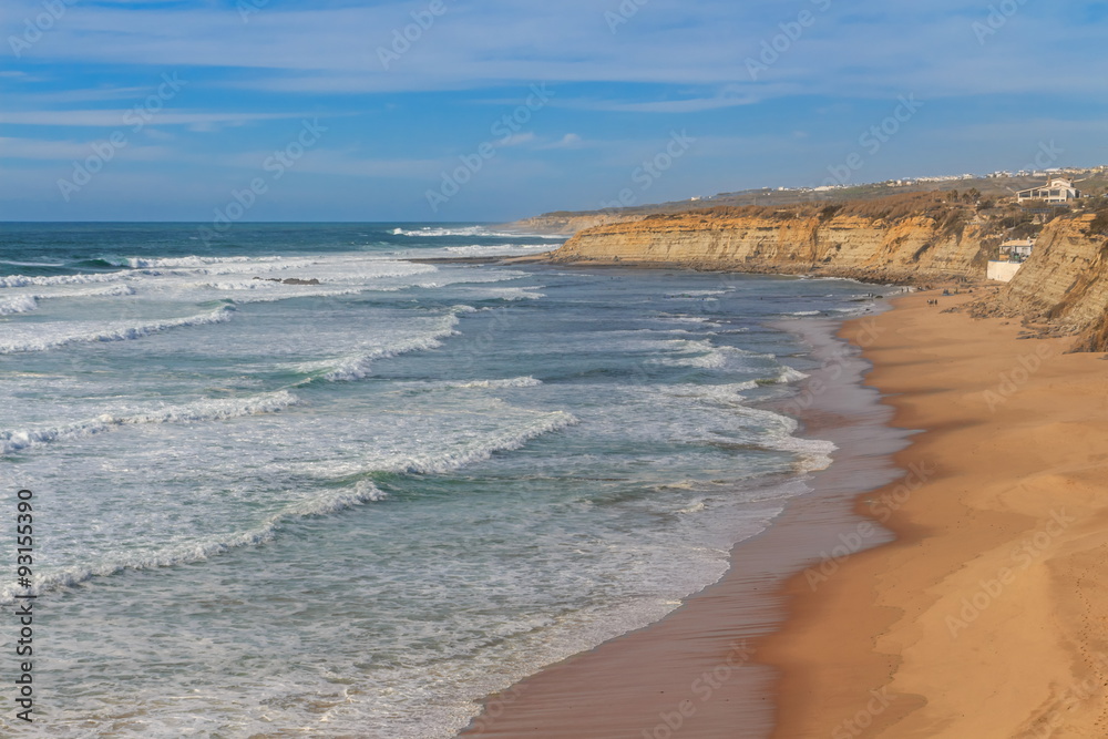 Praia da Ericeira em Portugal