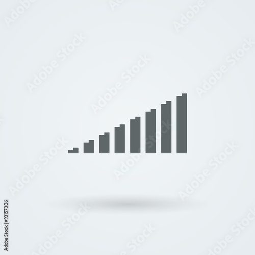 Minimalistic Vector icons volume or equalizer.
