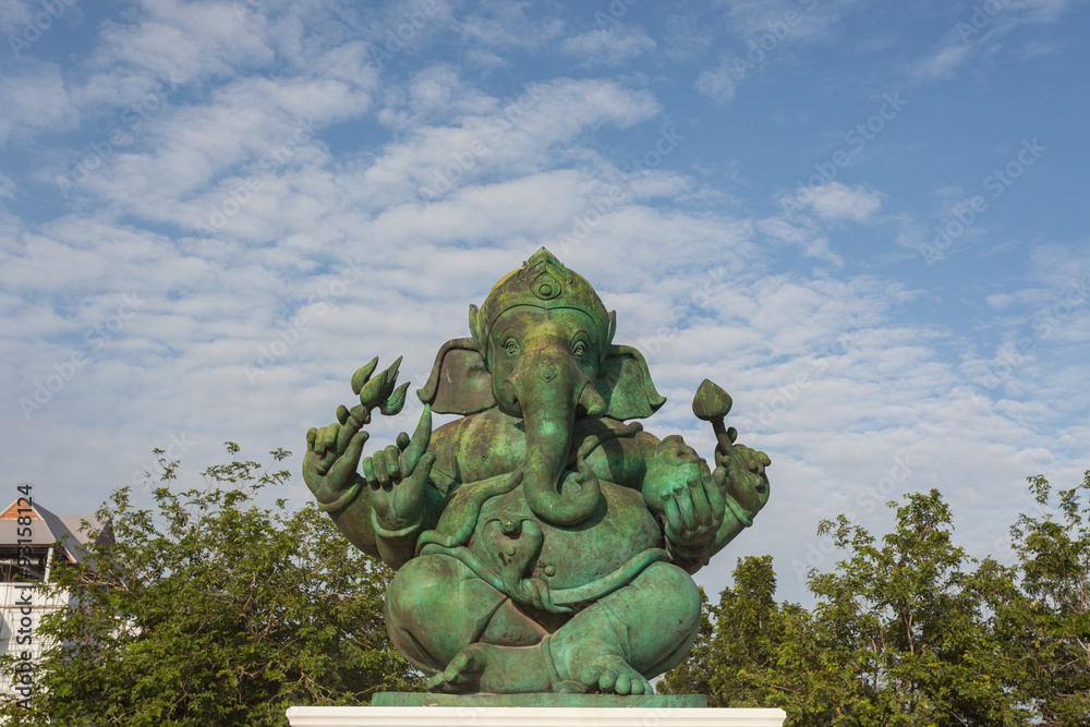 Ganesha Hindu God statue in Phetchaburi, Thailand