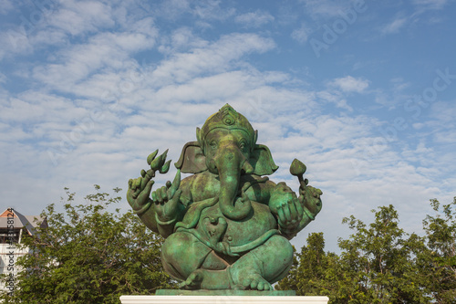 Obraz na płótnie Ganesha Hindu God statue in Phetchaburi, Thailand w salonie