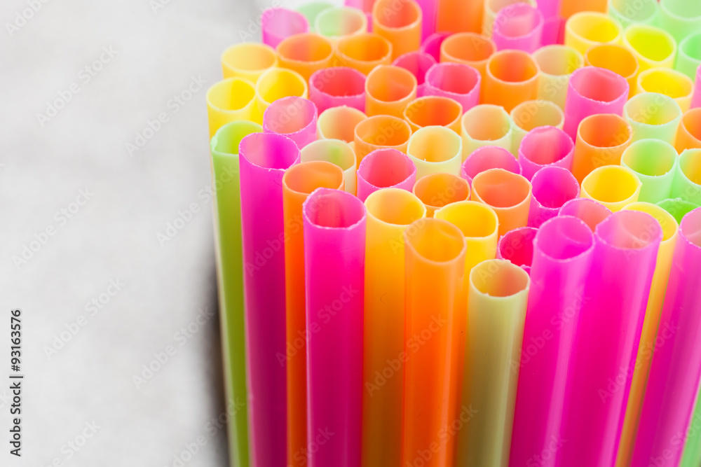 Fototapeta premium colorful of straw