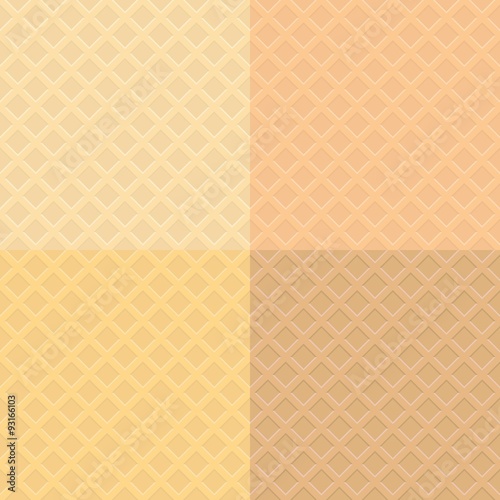 Vector waffle pattern background,seamless,flat design