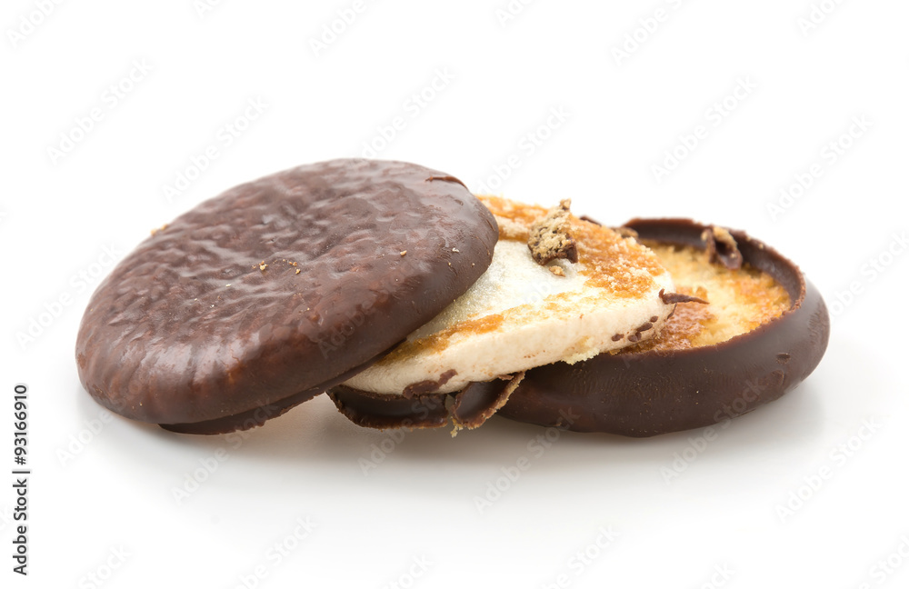 chocolate soft cake with marshmallow chocolate soft cake with marshmallow