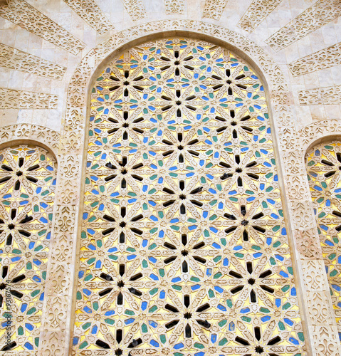 historical marble in antique building door morocco style