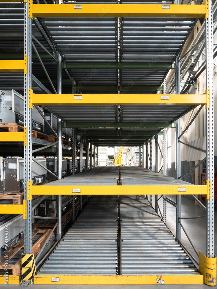 shelving gravity for pallets