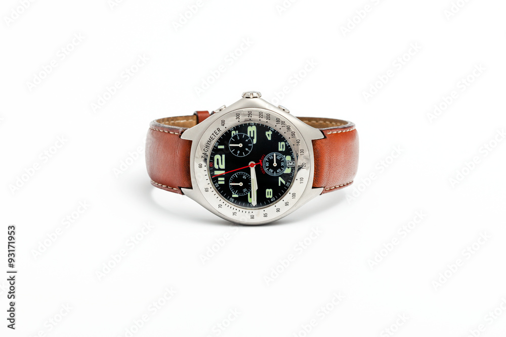 Swiss watches on white background. Product photography. Swiss watches on white background. Product photography.