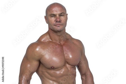 Portrait of muscular man