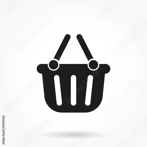 Shopping basket icon.