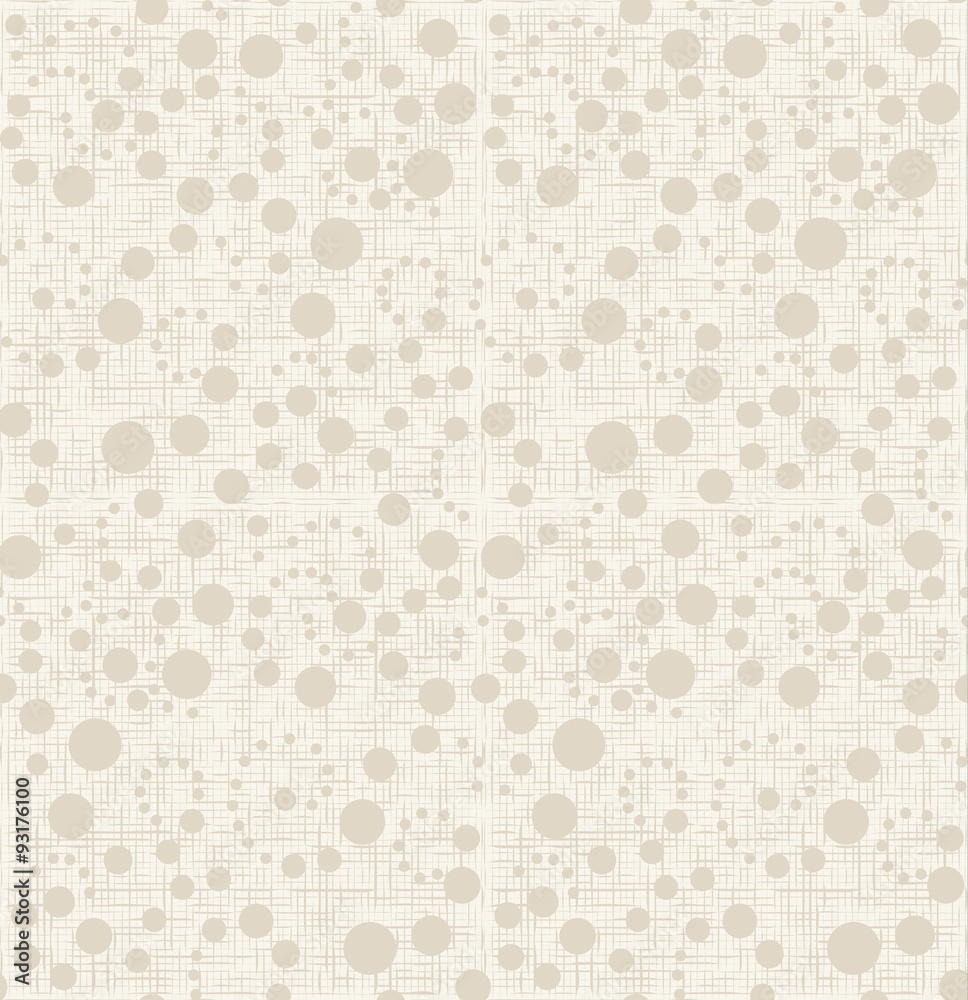 Seamless pattern, polka dot fabric, wallpaper, vector