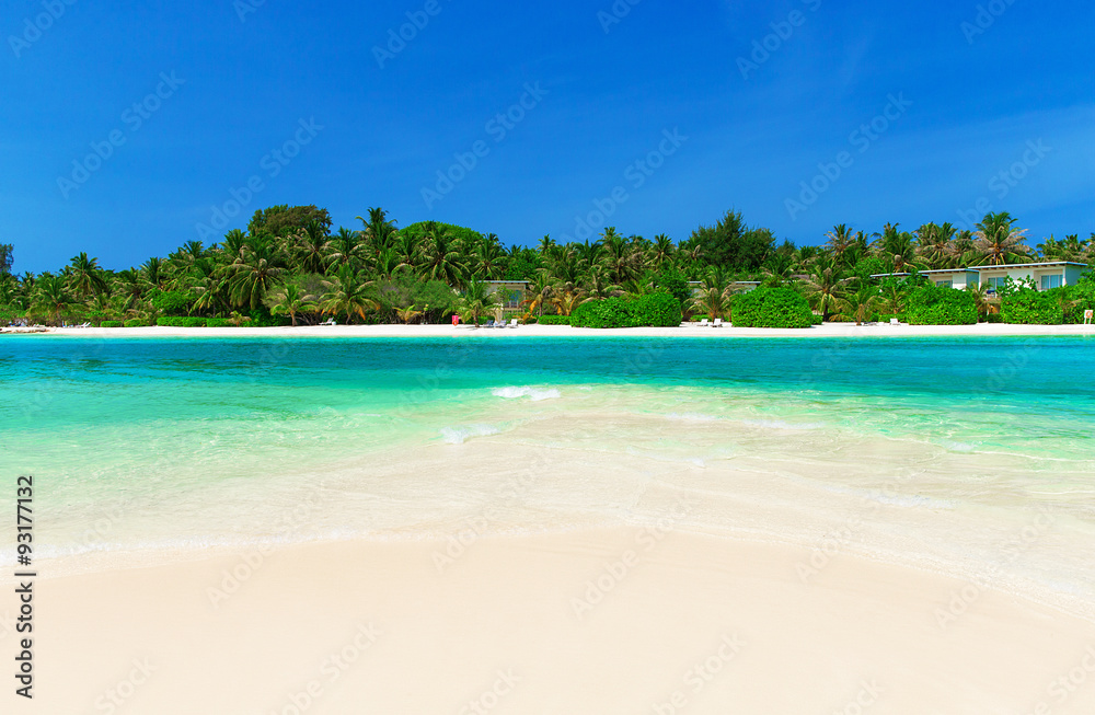 Fototapeta premium tropical beach in Maldives