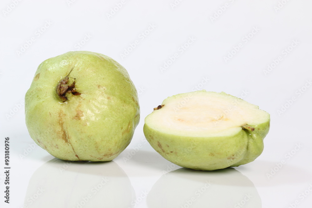 Guava fruit has green skin and white flesh, vitamin C. Guava fruit has green skin and white flesh, vitamin C.