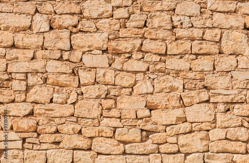 Naturstein Mauer Steinmauer Braun Textur