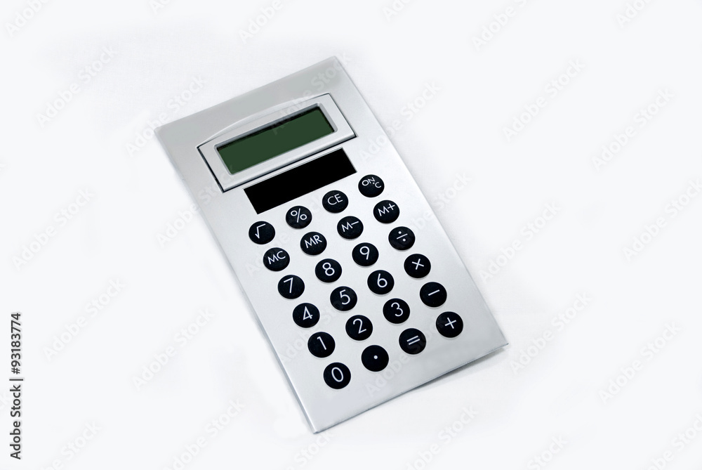 Modern Calculator Isolated On White Modern Calculator Isolated On White