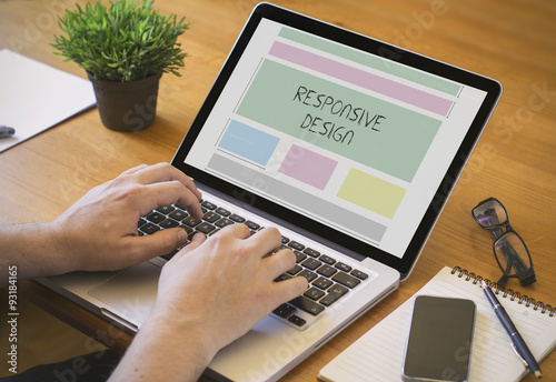 computer desktop responsive design photo