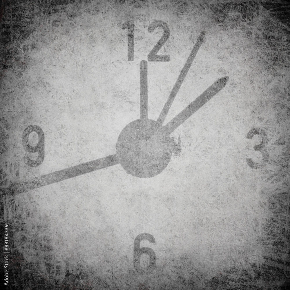 Naklejka premium Vintage clock