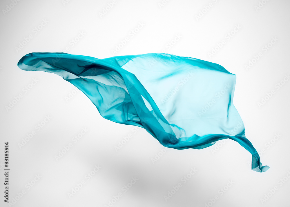 abstract teal fabric in motion abstract teal fabric in motion