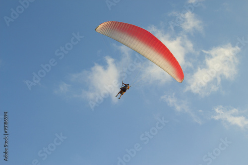 Paragliding tandem flight 